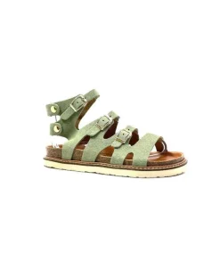 genuins factory s.l Genuins G1048 Daim Vert*Femme Sandales