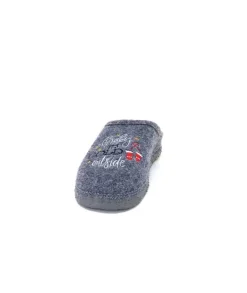 Giesswein Naunhof Laine Gris Schiefer*Femme Pantoufles