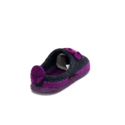 Giesswein Norheim Laine Antracite Violet*Femme Pantoufles