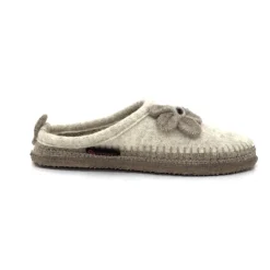 Giesswein Norheim Laine Beige Lamm*Femme Pantoufles