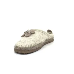 Giesswein Norheim Laine Beige Lamm*Femme Pantoufles