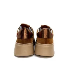GioPiu Pia 102 A Daim Camel*Femme Baskets