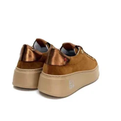 GioPiu Pia 102 A Daim Camel*Femme Baskets