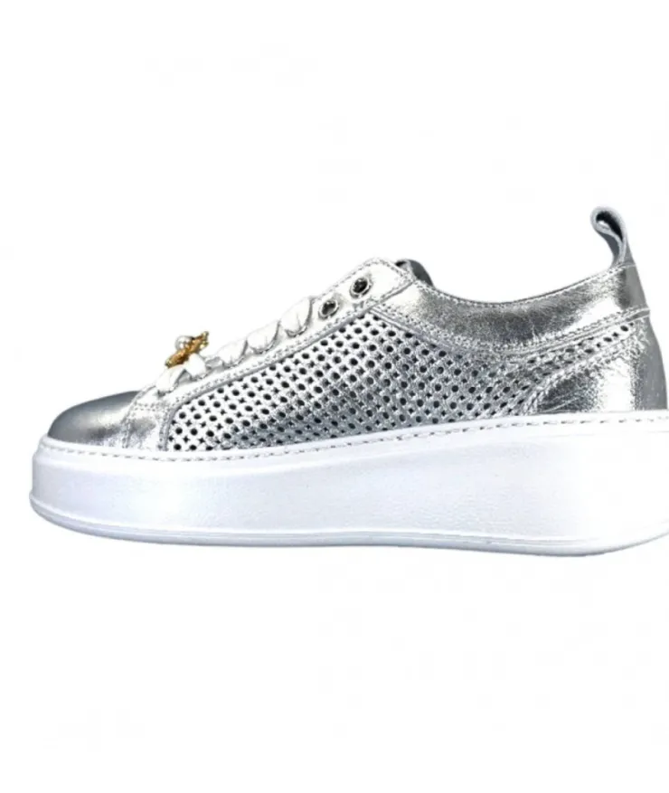 GioPiu Pia 47B Cuir Argent*Femme Baskets