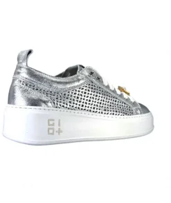 GioPiu Pia 47B Cuir Argent*Femme Baskets