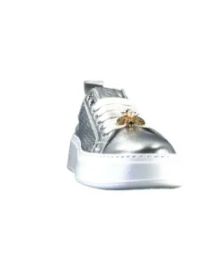 GioPiu Pia 47B Cuir Argent*Femme Baskets