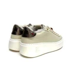 GioPiu Pia98A Cuir Creme*Femme Baskets