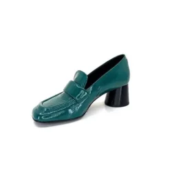 Halmanera Dani 03 Cuir Vert*Femme Mocassins