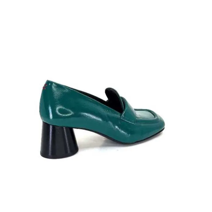 Halmanera Dani 03 Cuir Vert*Femme Mocassins