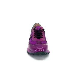 Hispanitas Hi 233073 Loira Cuir Vernis Et Daim Fushia*Femme Baskets