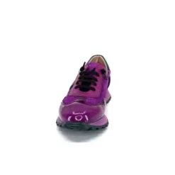Hispanitas Hi 233073 Loira Cuir Vernis Et Daim Fushia*Femme Baskets