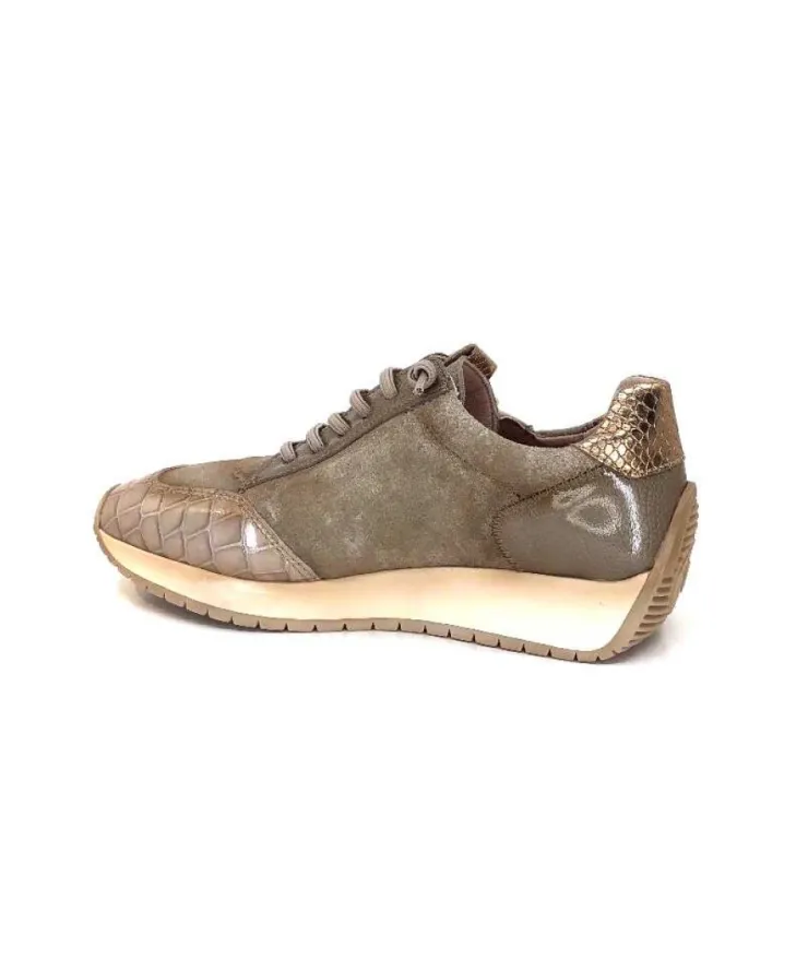 Hispanitas Hi 222277 Rafaell Cuir Vison & Taupe*Femme Baskets