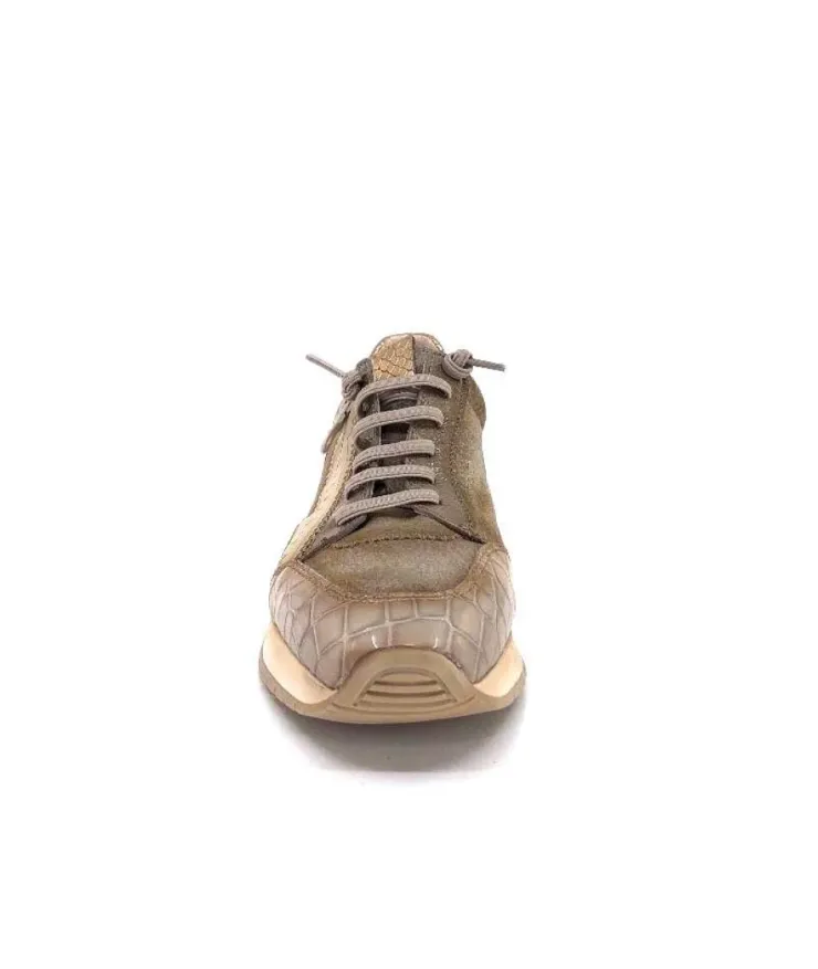 Hispanitas Hi 222277 Rafaell Cuir Vison & Taupe*Femme Baskets