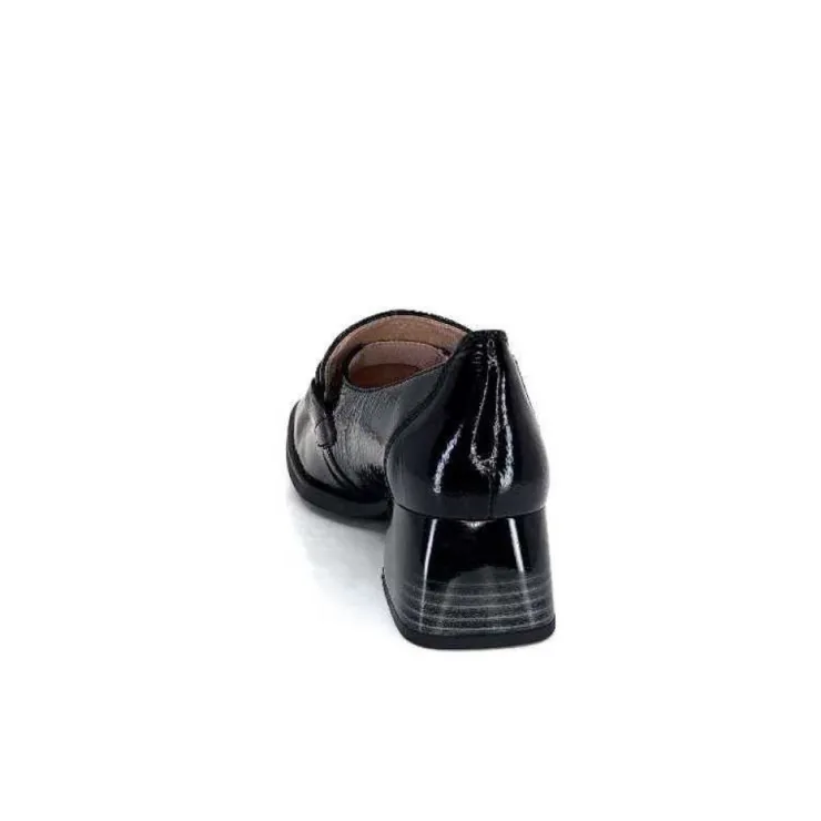 Hispanitas Hi232992 Charlize Cuir Vernis Noir*Femme Mocassins