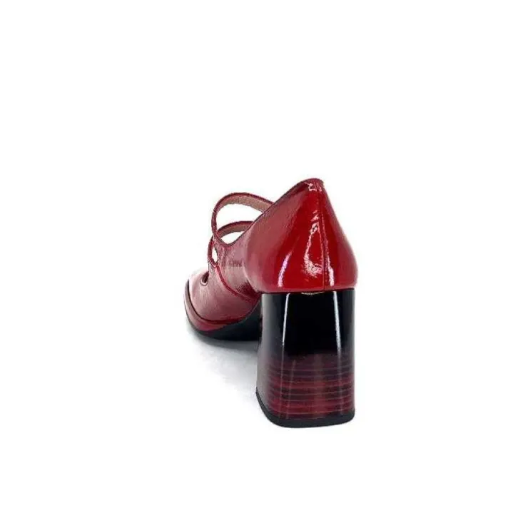 Hispanitas Hi232922 Monaco Cuir Vernis Rouge*Femme Escarpins