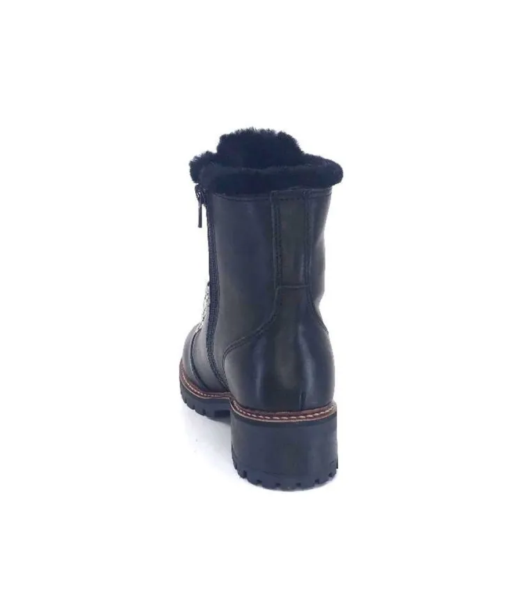gemilli sarl Hooper Shoes Albe Cuir Noir*Femme Fourrées