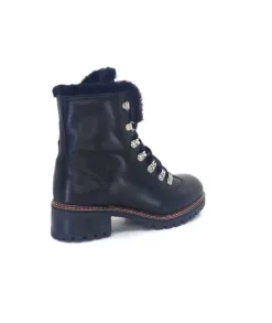 gemilli sarl Hooper Shoes Albe Cuir Noir*Femme Fourrées