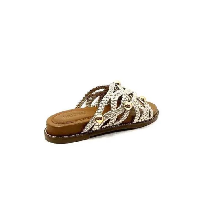 Inuovo 398008 Cuir Or*Femme Mules
