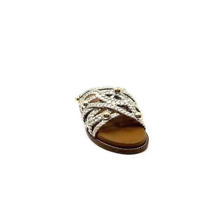 Inuovo 398008 Cuir Or*Femme Mules