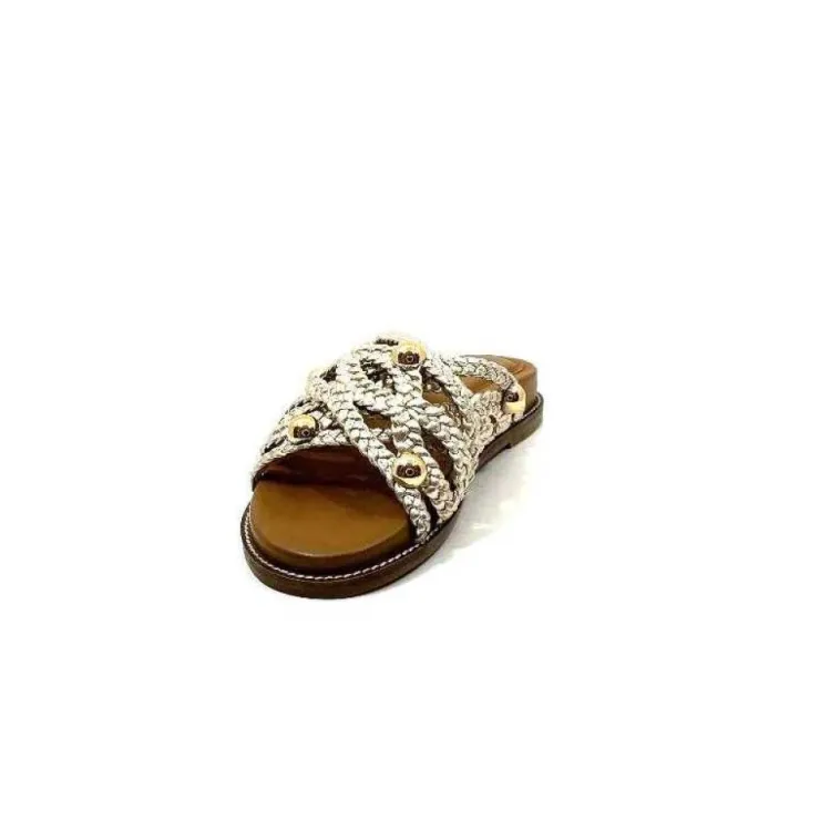 Inuovo 398008 Cuir Or*Femme Mules