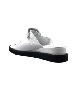 Ivoire-354 Ivoire 107 911 Cuir Blanc*Femme Mules
