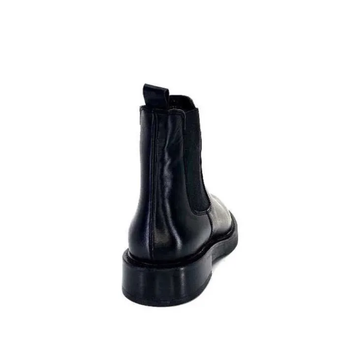 cashka / fatih ustundag Ivoire 4989 Alexis Cuir Noir*Femme Bottines