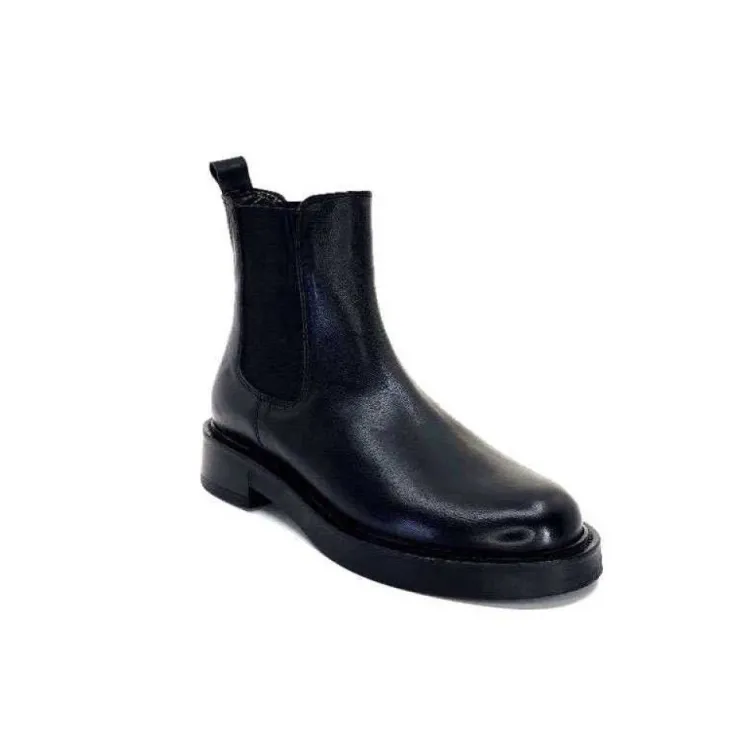 cashka / fatih ustundag Ivoire 4989 Alexis Cuir Noir*Femme Bottines