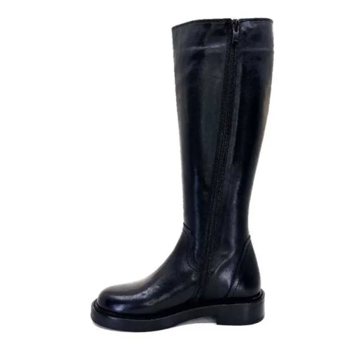 cashka / fatih ustundag Ivoire 5276 Alexis Cuir Noir*Femme Bottes