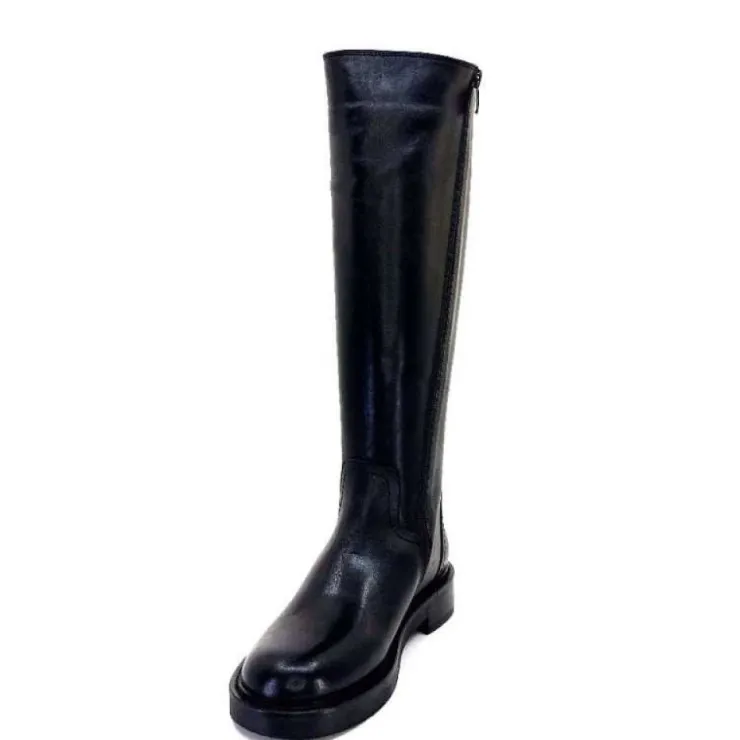 cashka / fatih ustundag Ivoire 5276 Alexis Cuir Noir*Femme Bottes