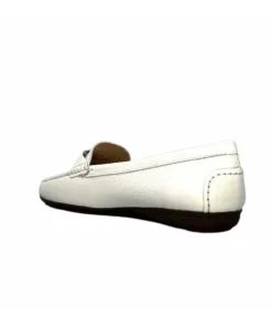 Ivoire0236a Ivoire 6341 Cannes Cuir Blanc*Femme Mocassins