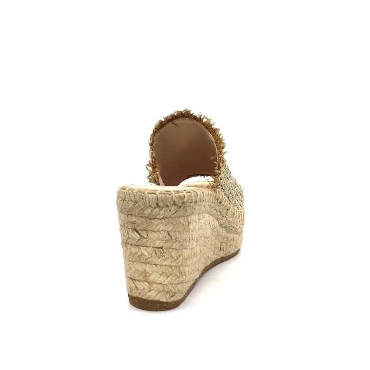 Kanna Ivoire 21321 Caprie Raffia Natural*Femme Mules