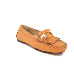 Ivoire0575a Ivoire 60509 Coimbra Nubuck Tan*Femme Mocassins