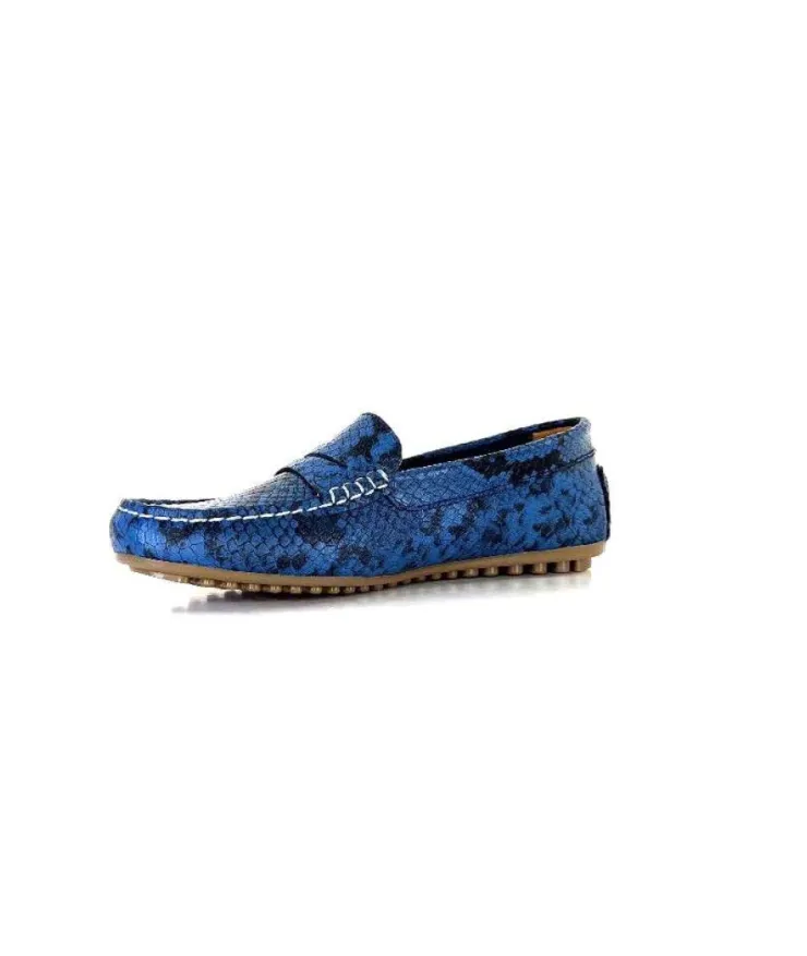 Ivoire0209b Ivoire 10322 Cuir Azulao*Femme Mocassins