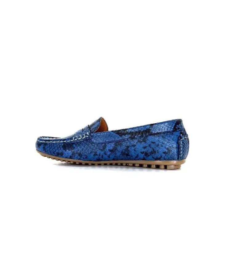 Ivoire0209b Ivoire 10322 Cuir Azulao*Femme Mocassins