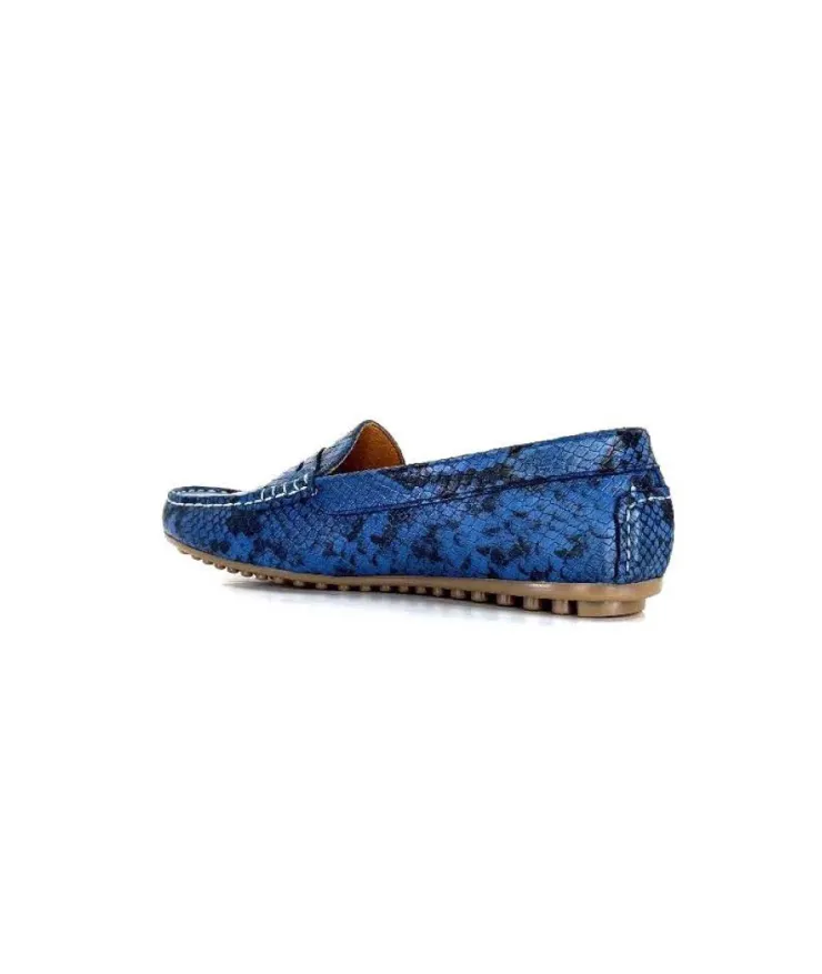 Ivoire0209b Ivoire 10322 Cuir Azulao*Femme Mocassins