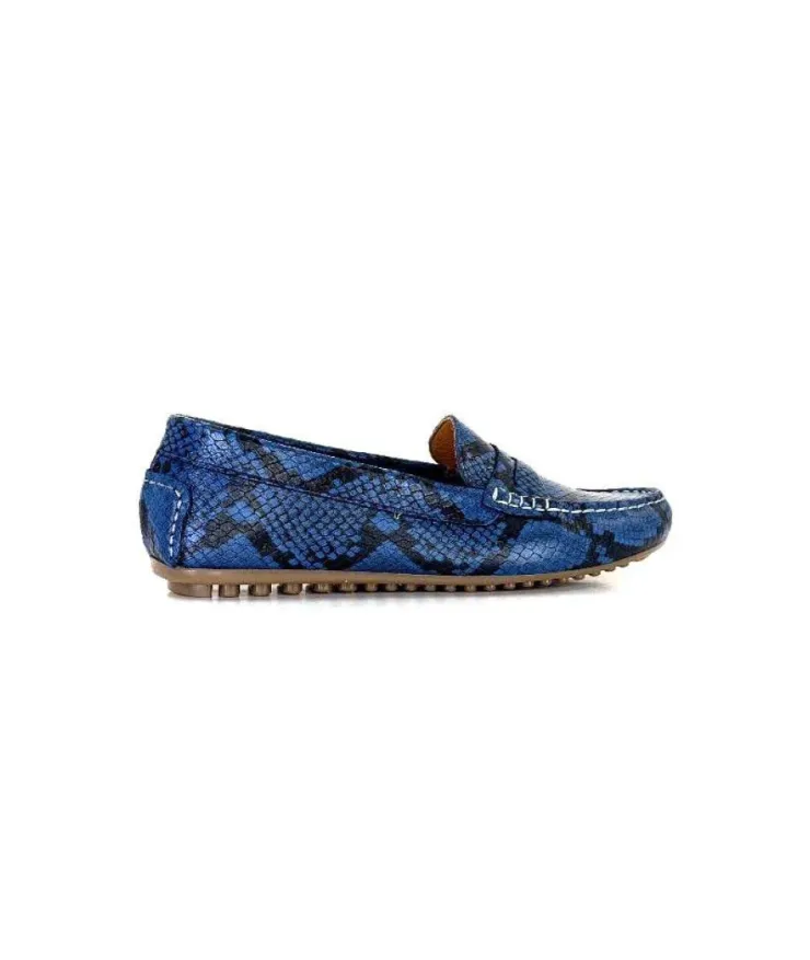 Ivoire0209b Ivoire 10322 Cuir Azulao*Femme Mocassins