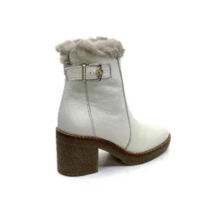 Ivoire-354 Ivoire 109381 Cuir Beige*Femme Fourrées