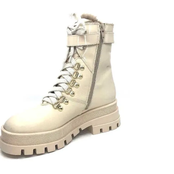 Elena Ivoire 61042 Cuir Beige*Femme Fourrées