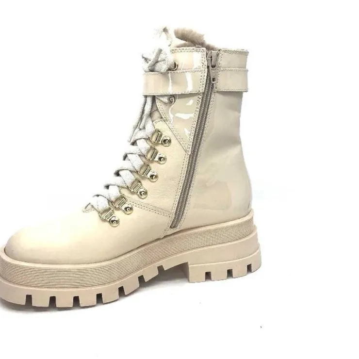 Elena Ivoire 61042 Cuir Beige*Femme Fourrées