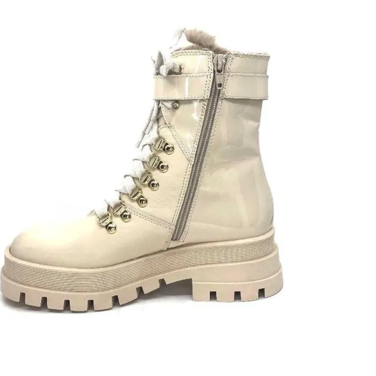 Elena Ivoire 61042 Cuir Beige*Femme Fourrées