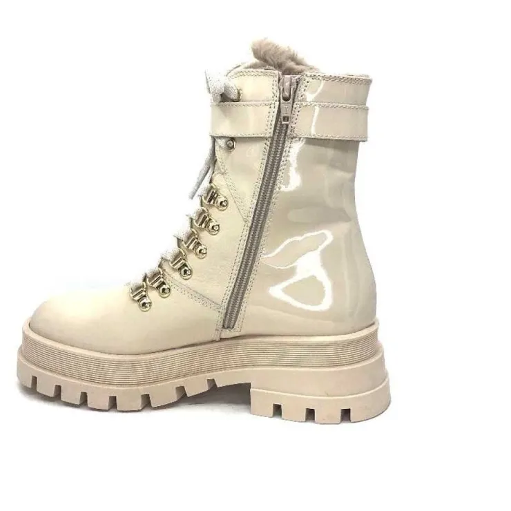 Elena Ivoire 61042 Cuir Beige*Femme Fourrées