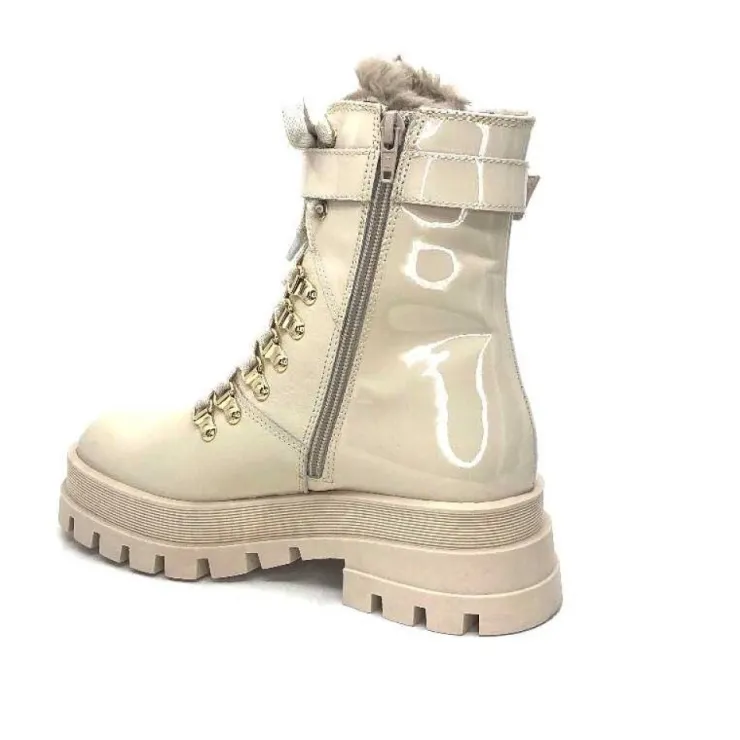 Elena Ivoire 61042 Cuir Beige*Femme Fourrées