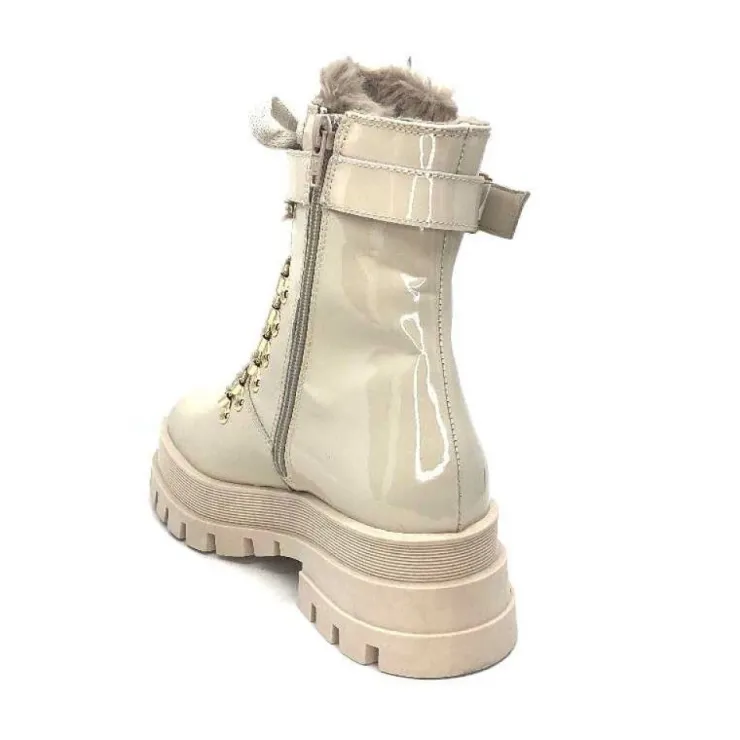 Elena Ivoire 61042 Cuir Beige*Femme Fourrées