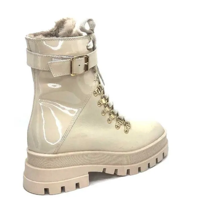 Elena Ivoire 61042 Cuir Beige*Femme Fourrées