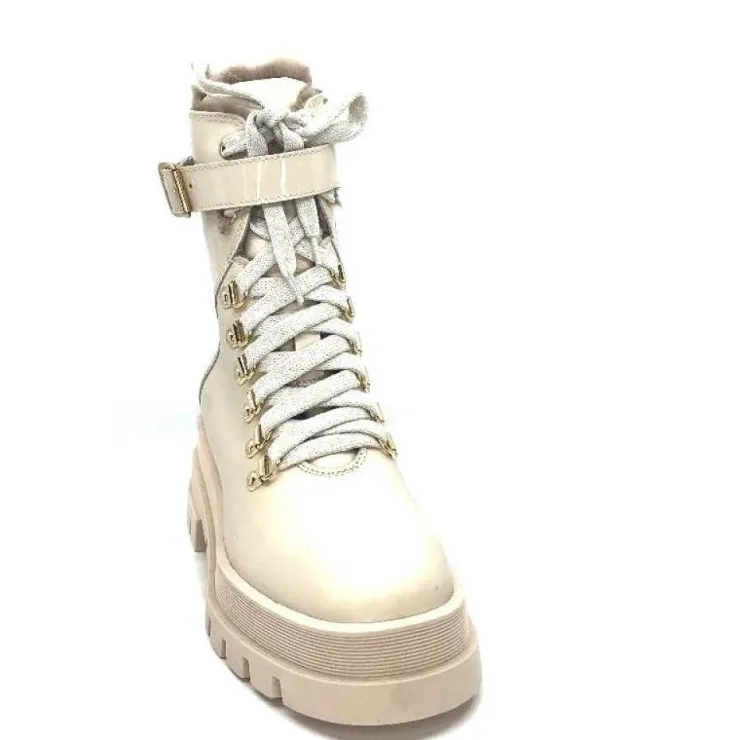 Elena Ivoire 61042 Cuir Beige*Femme Fourrées