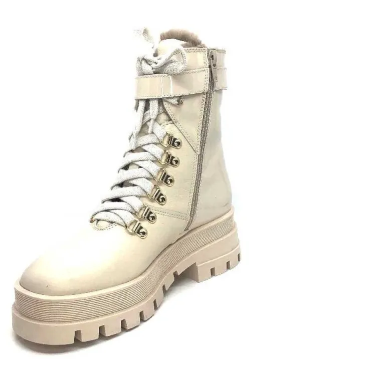 Elena Ivoire 61042 Cuir Beige*Femme Fourrées
