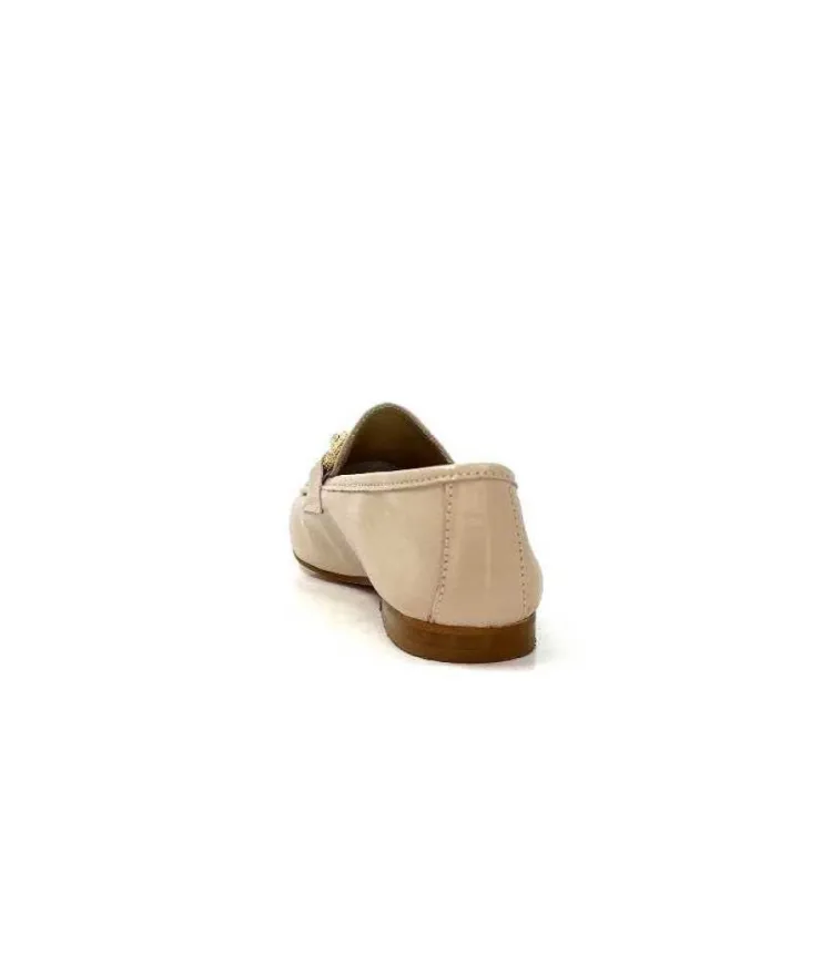 Ivoire0055a Ivoire 321 Cuir Beige Nude*Femme Mocassins