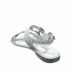 Ivoire0401a Ivoire 500.4301 Cuir Blanc*Femme Sandales