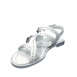 Ivoire0401a Ivoire 500.4301 Cuir Blanc*Femme Sandales