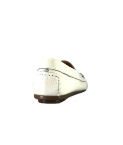 Ivoire0209b Ivoire 10322 Cuir Blanc*Femme Mocassins